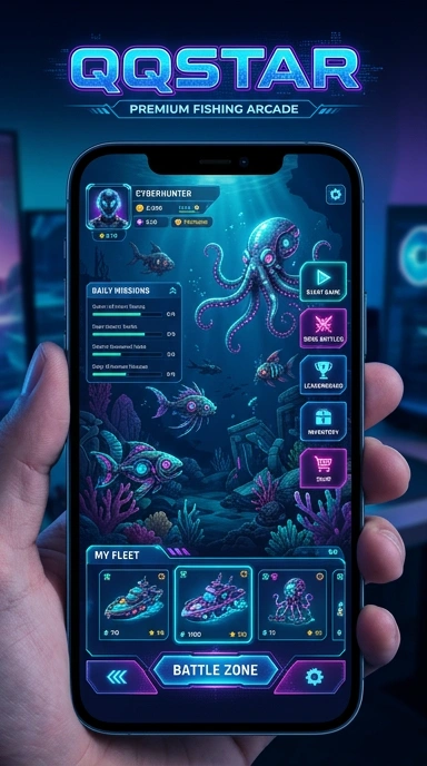 Ragam kategori aplikasi yang tersedia di qqstar untuk pengguna Android.